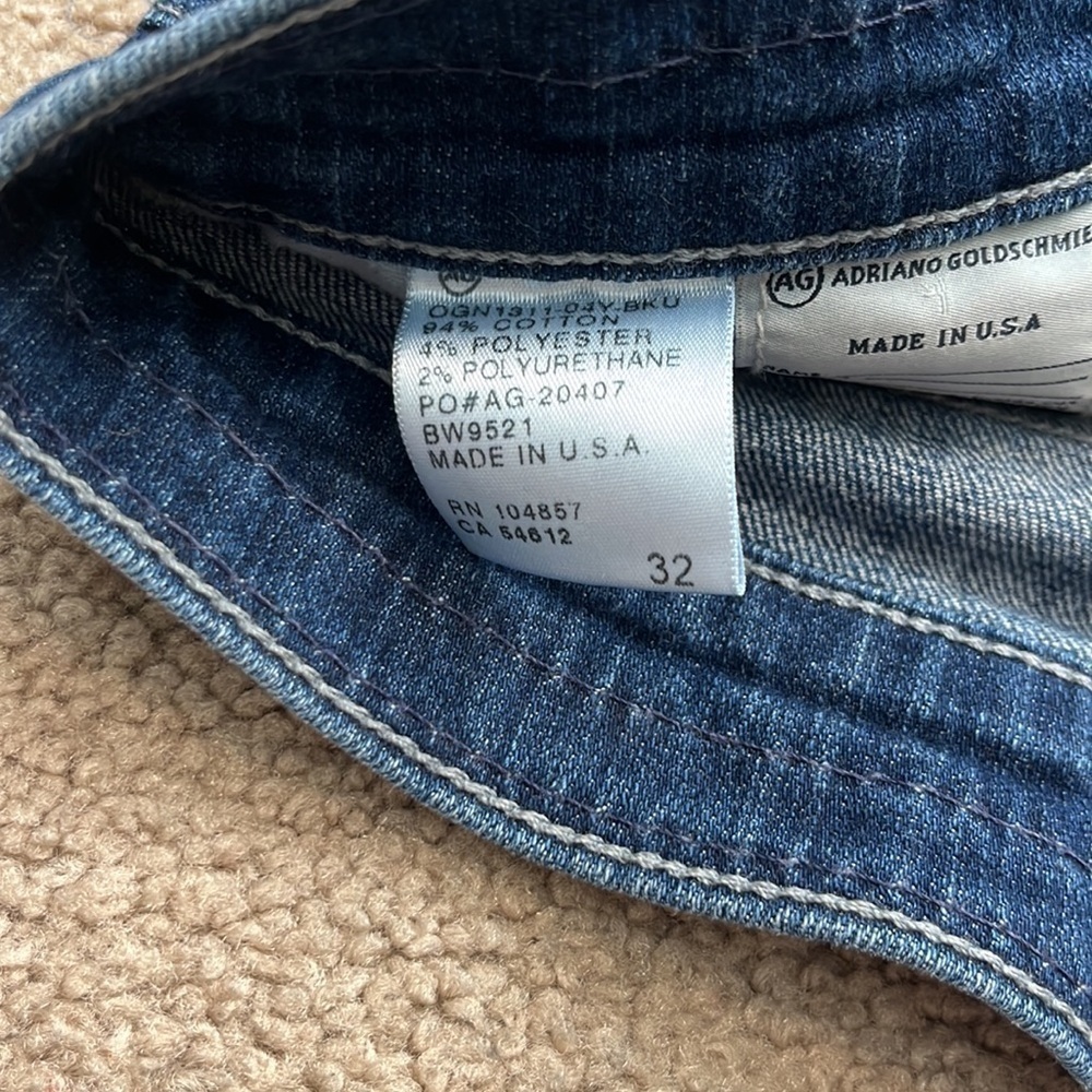 Adriano Goldschmied The Pixie Mid Rise Roll Up Denim Shorts Size 32 - Picture 7 of 7